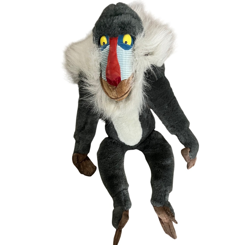 Vintage Disney Lion King Rafiki Plush Baboon Shaman Soft‎ Toy Collectible